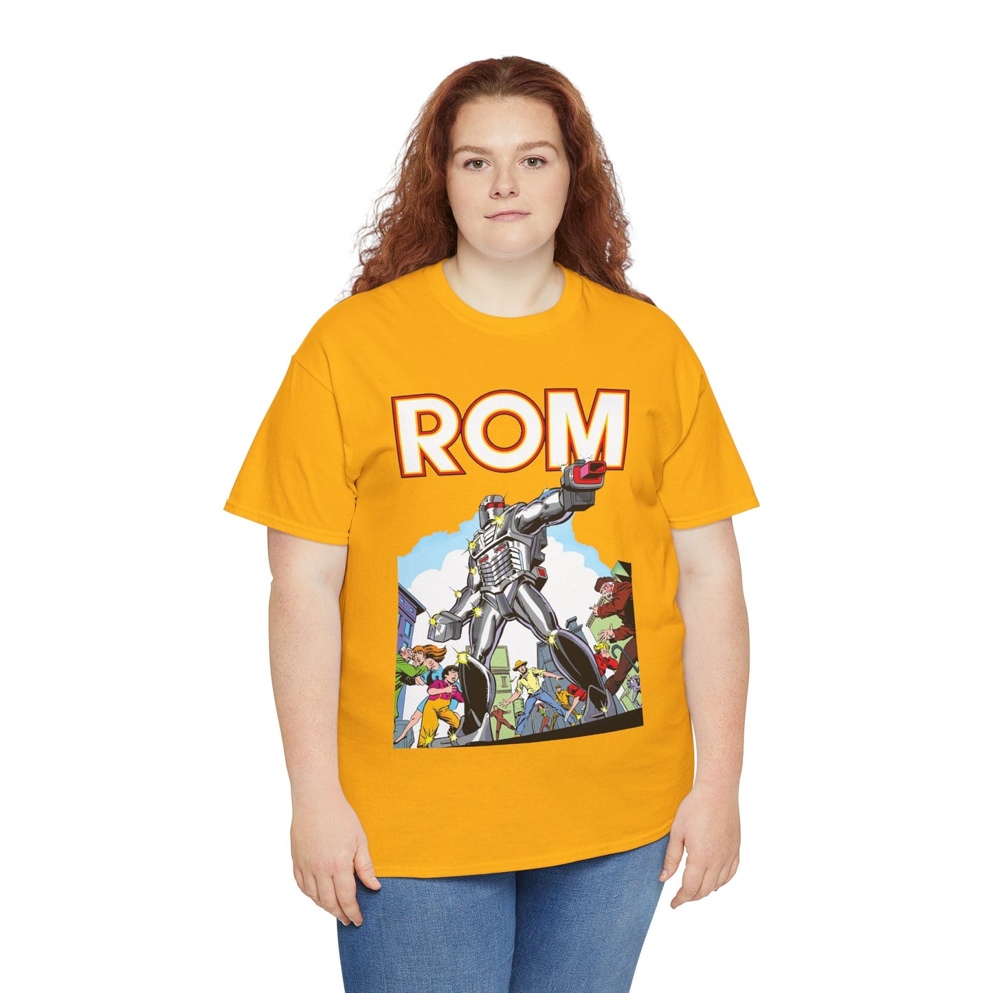 Rom: Spaceknight T-Shirt - Marvel Comics Art- Retro Character - Dire Wraiths