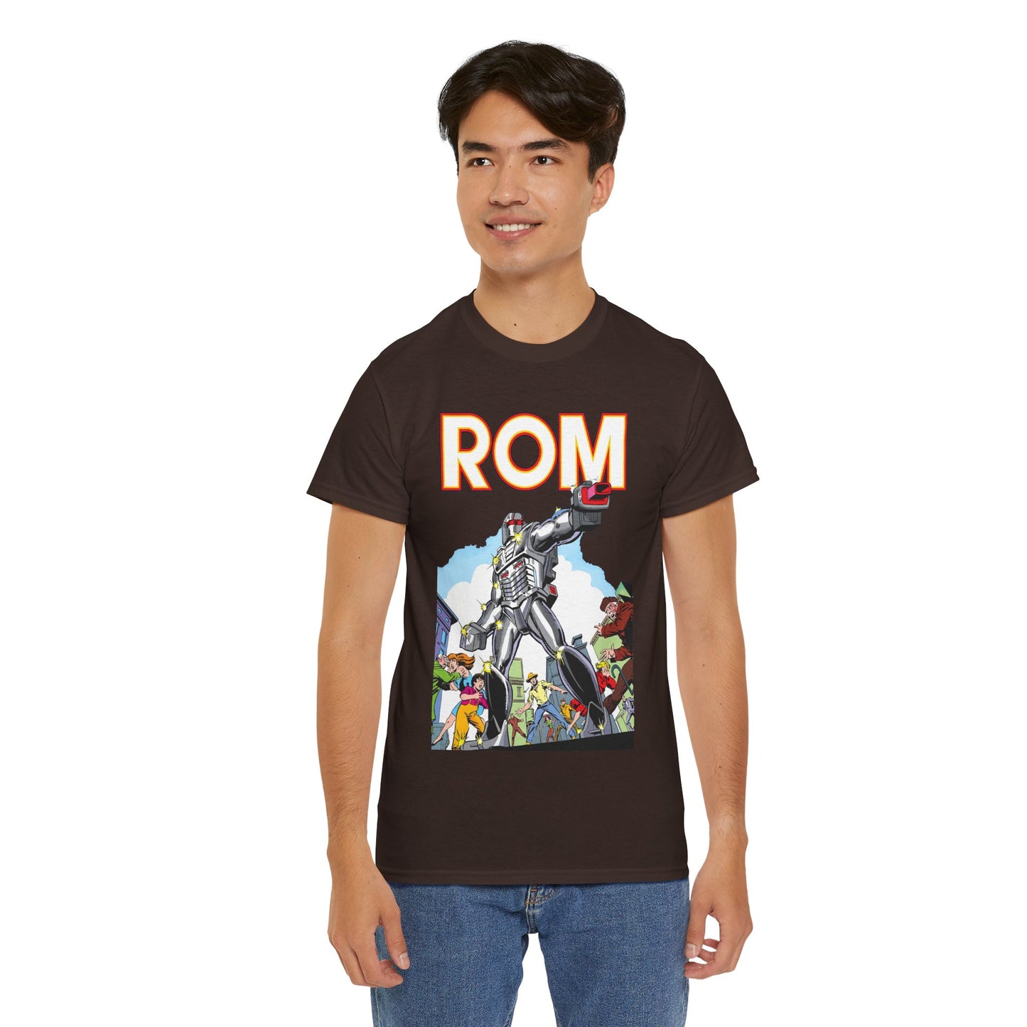 Rom: Spaceknight T-Shirt - Marvel Comics Art- Retro Character - Dire Wraiths
