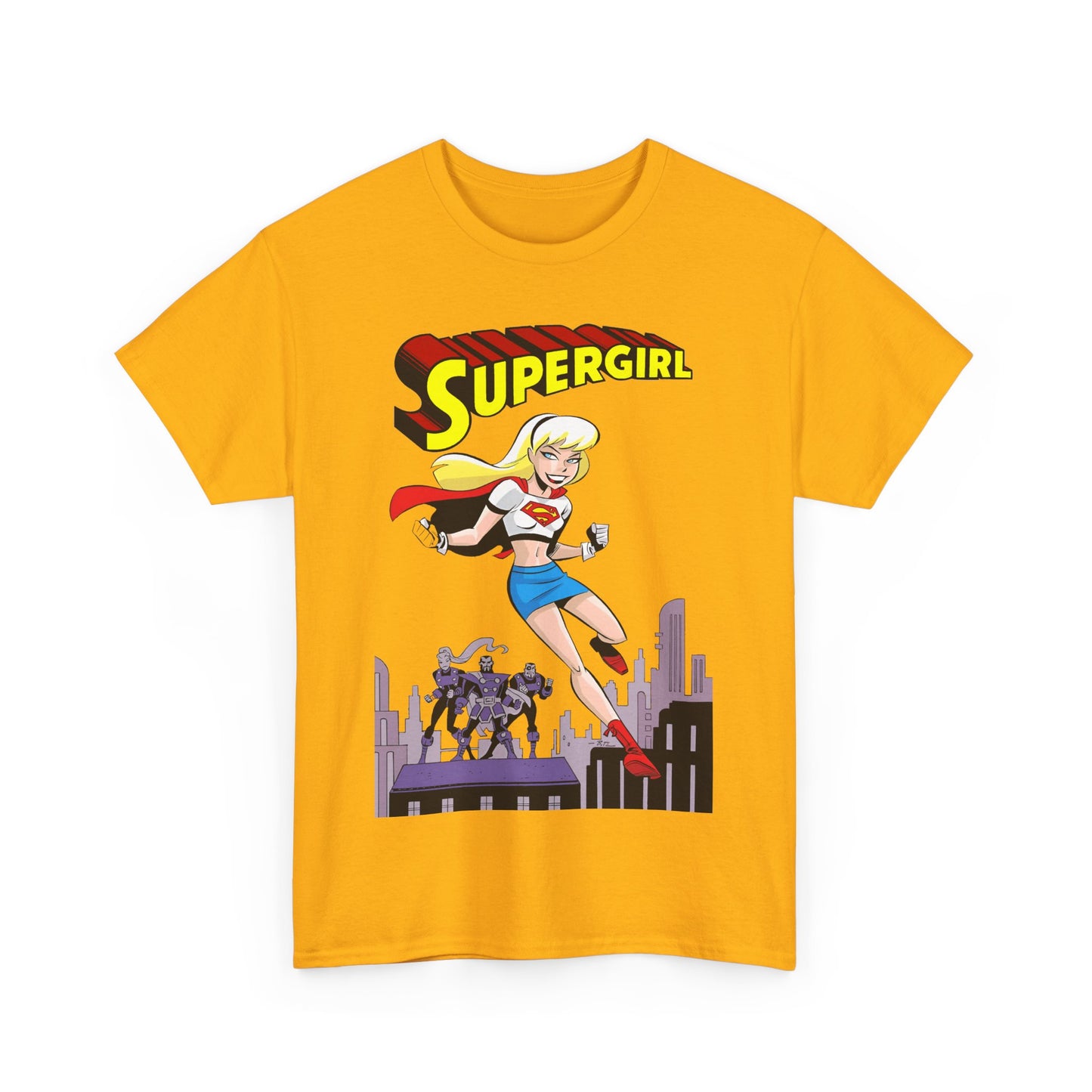 Supergirl T-Shirt - Bruce Timm Art - DC Comics Animated Series 1990s - Kara, Superman's Cousin
