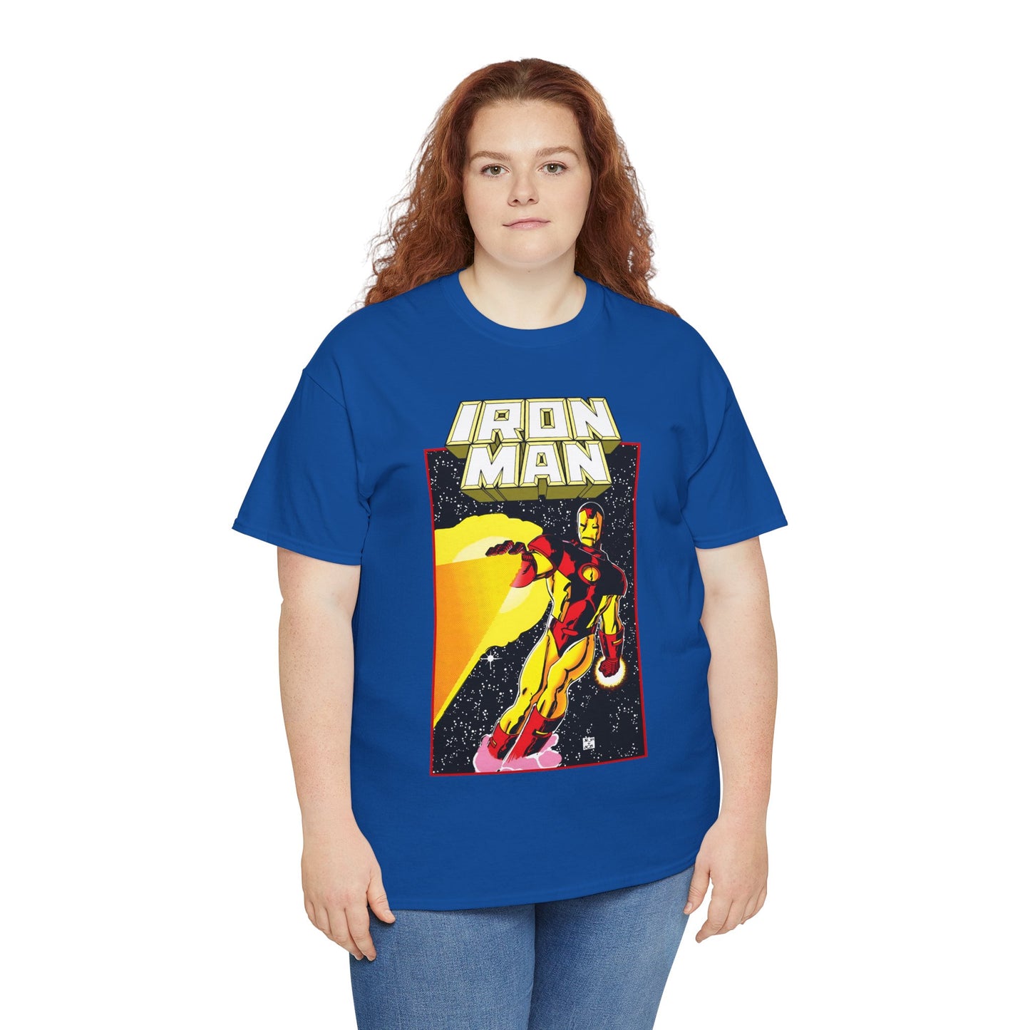 Iron Man T-Shirt - John Romita Jr Art - Cover to Issue #256 - Tony Stark in Space - Marvel Comics