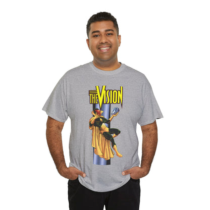 Vision T-Shirt - George Perez Art - Built by Ultron - Avengers Member - Marvel Comics