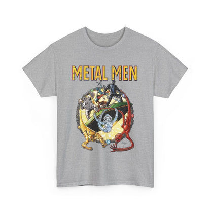 Metal Men T-Shirt - George Perez Art - DC Comics - Classic Silver Age Team - Mercury, Iron, Tin, Gold