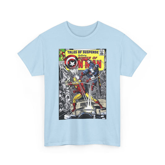 Tales of Suspense T-Shirt - George Perez #58 Cover Homage Art - Captain America & Iron Man - Marvel Comics