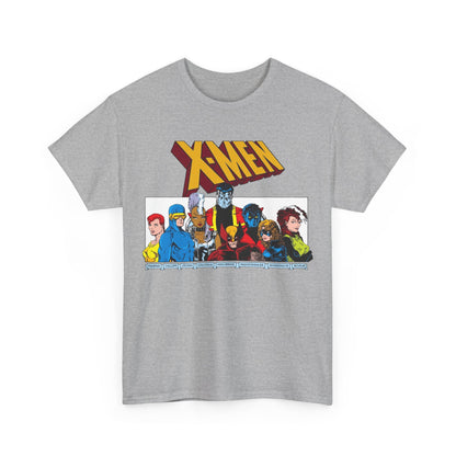 X-Men T-Shirt - Arthur Adams Art - Cyclops, Nightcrawler, Storm, Wolverine, Shadowcat, Phoenix (Rachel Summers), Colossus, Rogue - Marvel Comics