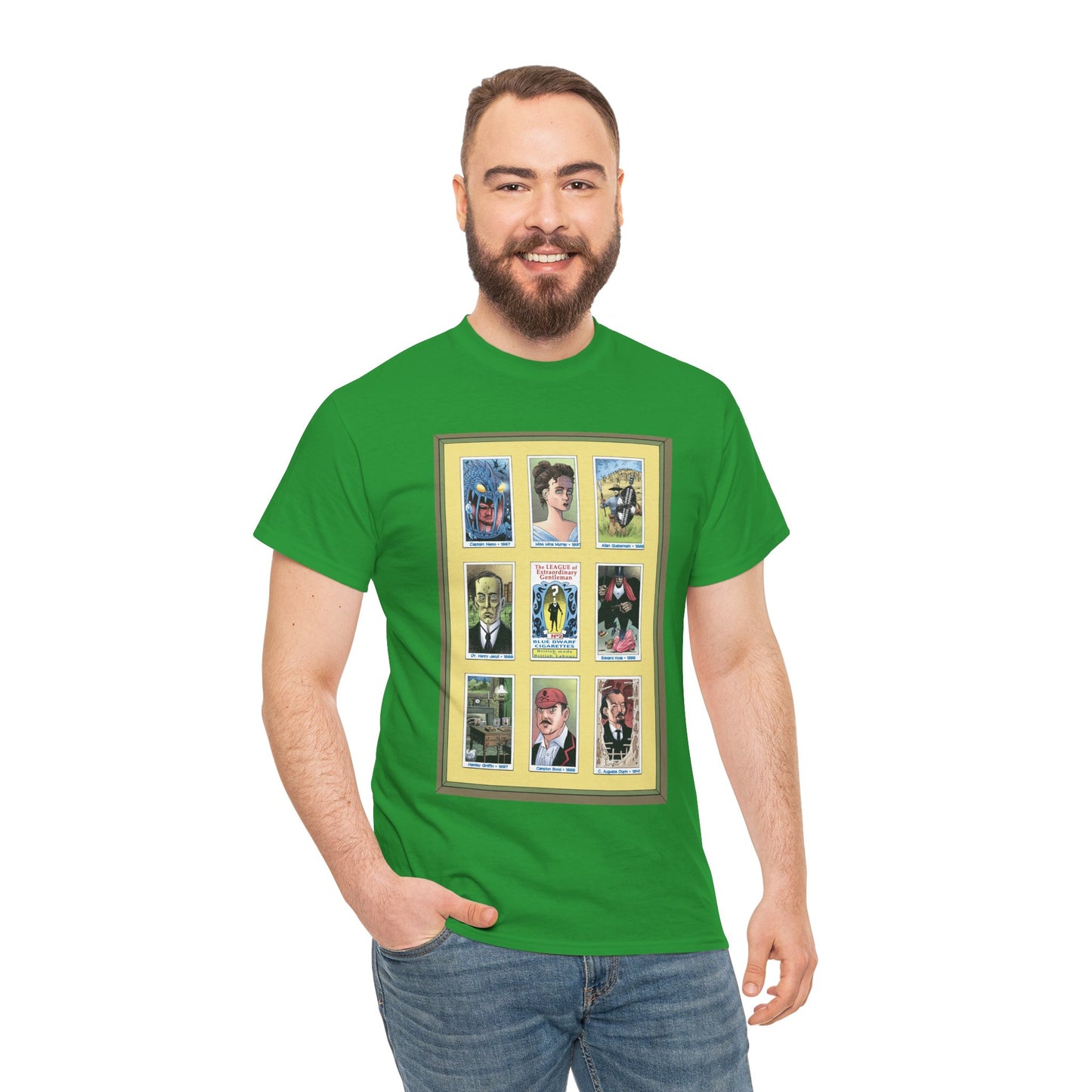 League of Extraordinary Gentlemen T-Shirt - Kevin O'Neill Art - Mina Murray, Captain Nemo, Allan Quatermain, Jekyll & Hyde - Alan Moore Story