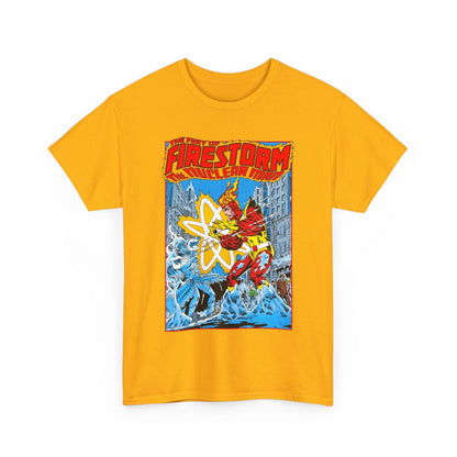 Fury of Firestorm T-Shirt - Pat Broderick Art - Vs Killer Frost - #3 Cover Art - DC Comics