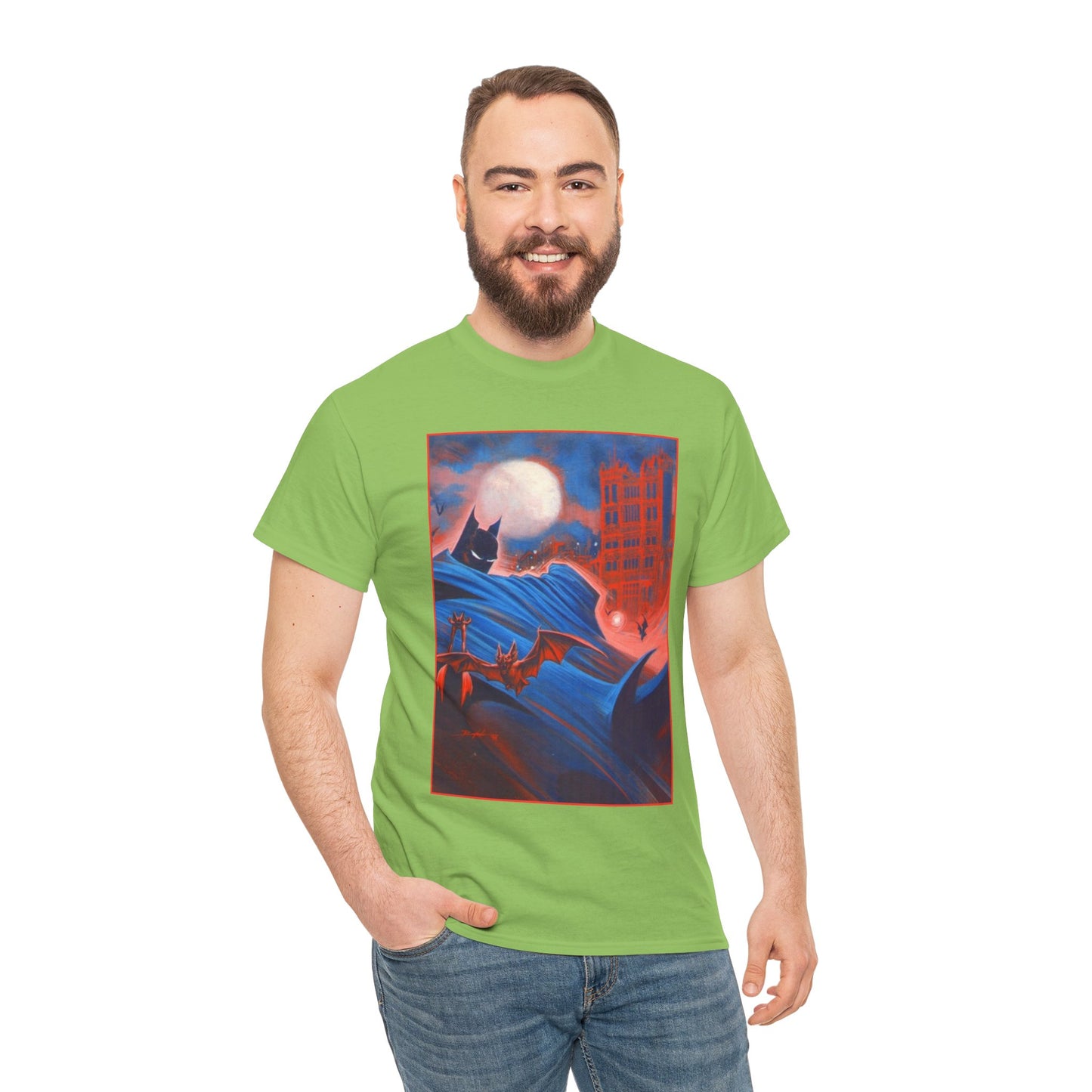 Batman Holy Terror T-Shirt - Norm Breyfogle Painted Promotional Art - Elseworlds - DC Comics