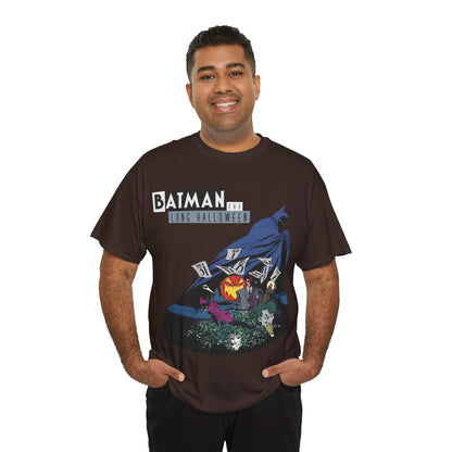 Batman The Long Halloween T-Shirt - Stunning Tim Sale Art - Joker, Catwoman, Two-Face, Poison Ivy, Commissioner Gordon - DC Comics - Classic Story