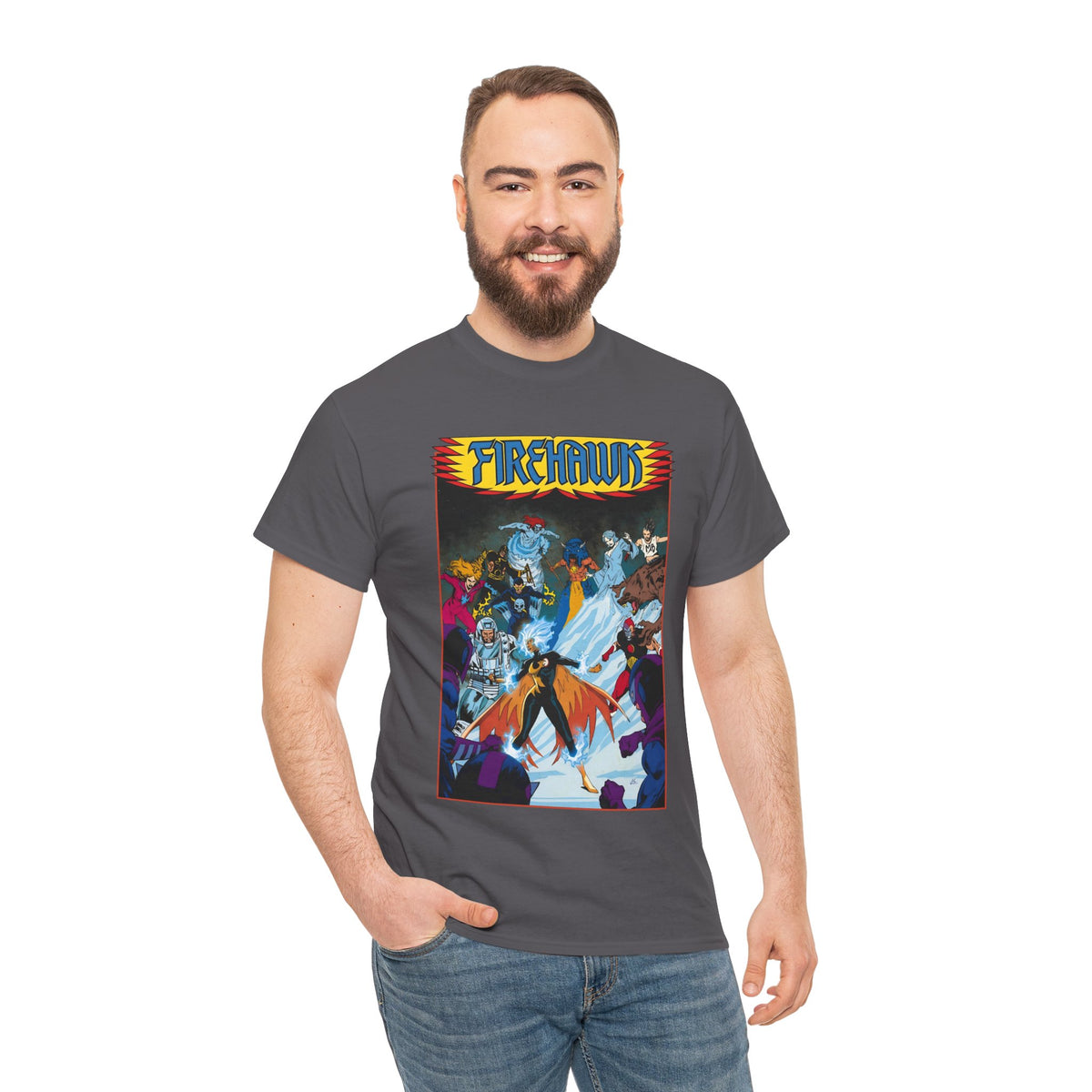 Firehawk T-Shirt - Rafael de Latorre Art - Fury of Firestorm Cover Art - DC Comics