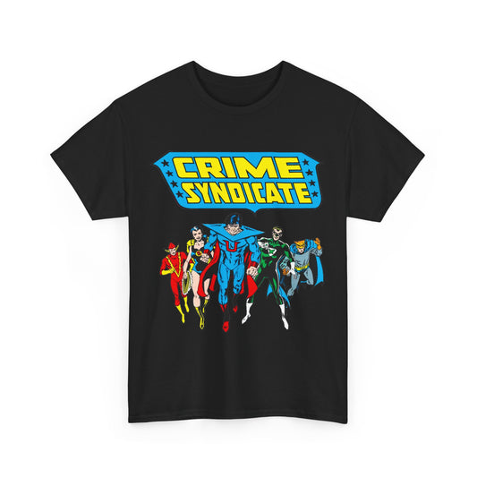 Crime Syndicate T-Shirt - Ultraman, Owlman, Superwoman, Power Ring, Johnny Quick - Earth 3 Justice League Villains - DC Comics