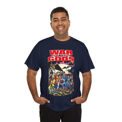 War of the Gods T-Shirt - George Perez Art - Wonder Woman Story - Superman, Captain Marvel, Hawkman, Firestorm, Dr Fate, Troia, Lobo, Batman - DC Comics