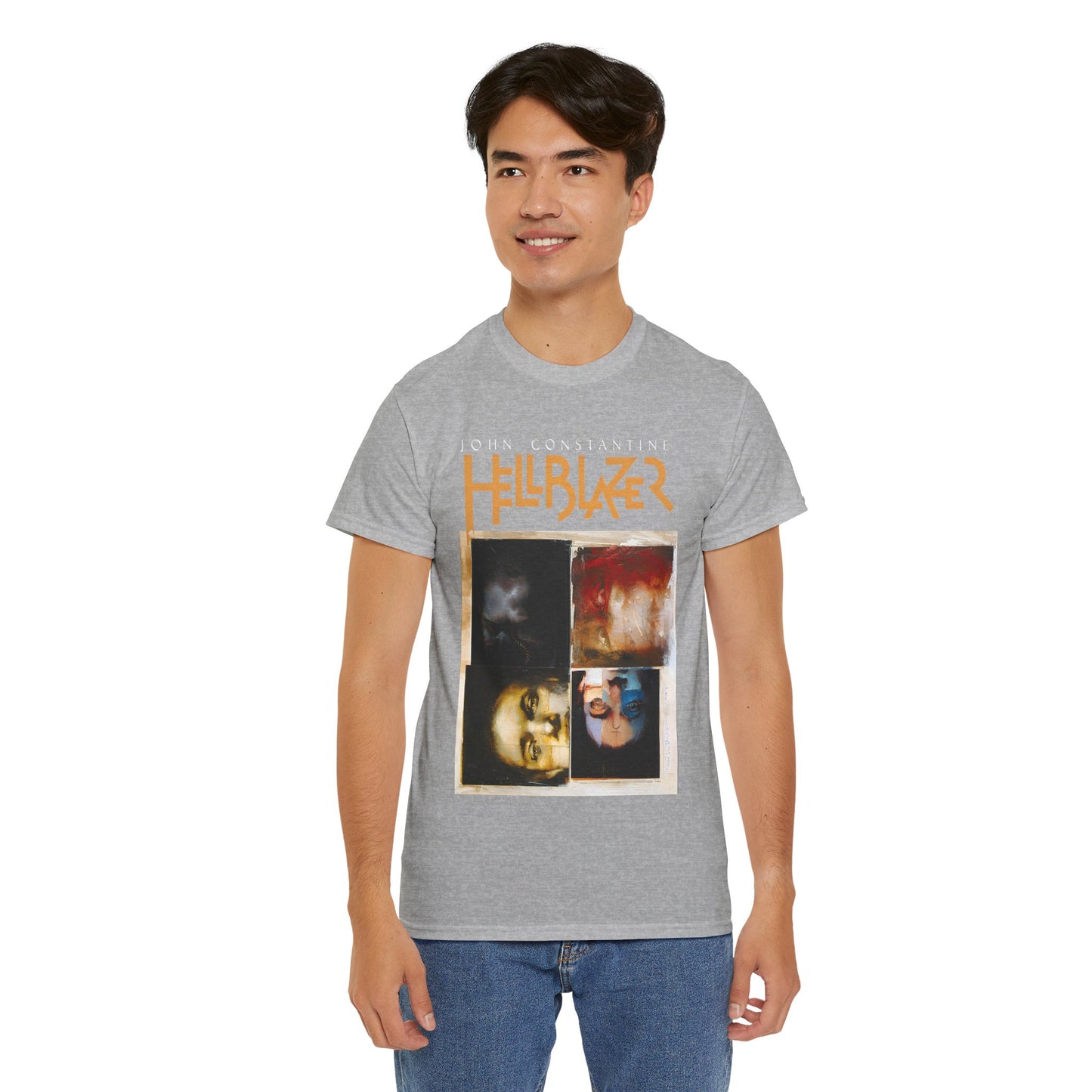John Constantine Hellblazer T-Shirt - Dave McKean Art - DC Comics, Vertigo