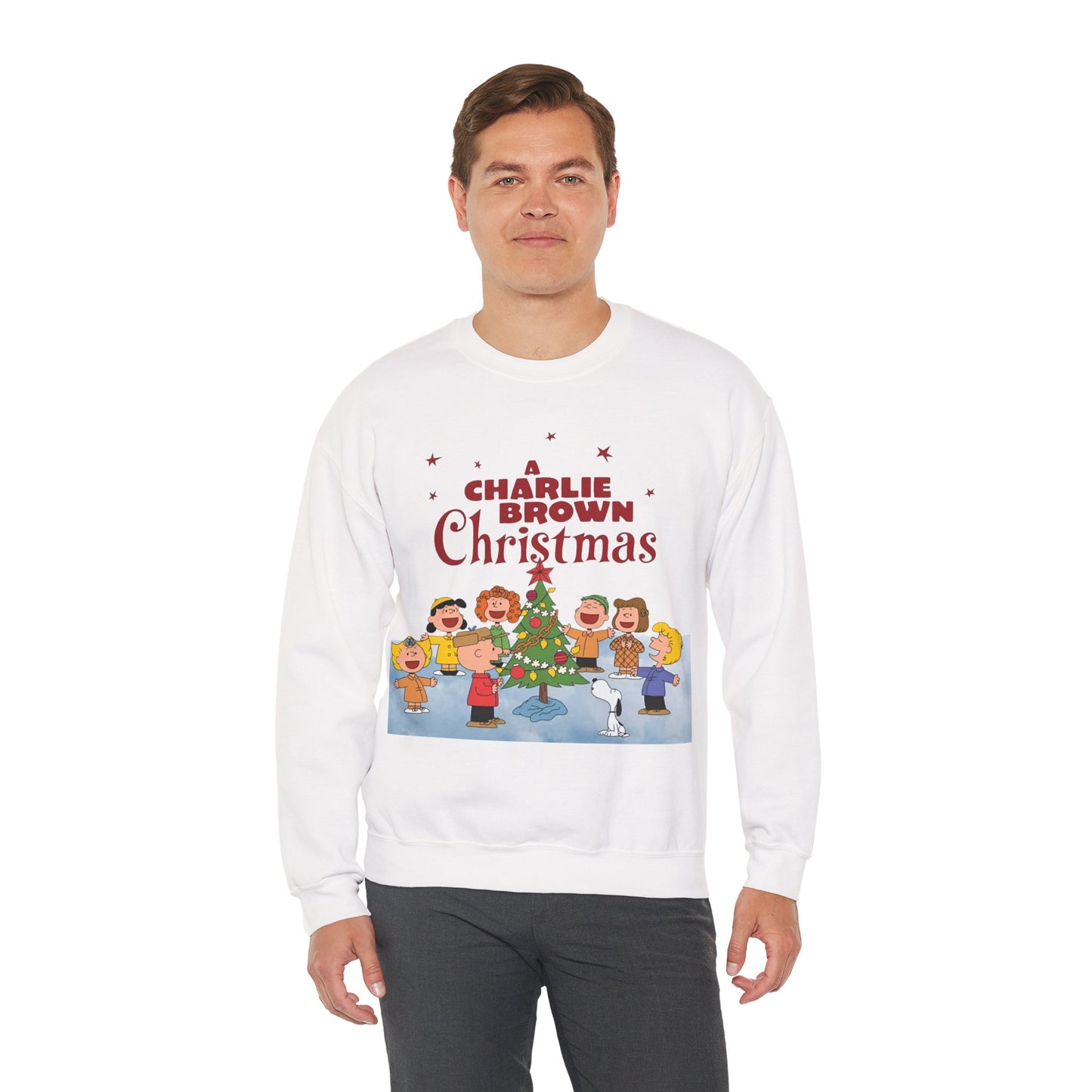 A Charlie Brown Christmas Crewneck Sweatshirt - Snoopy, Lucy, Linus, Sally, Schroeder