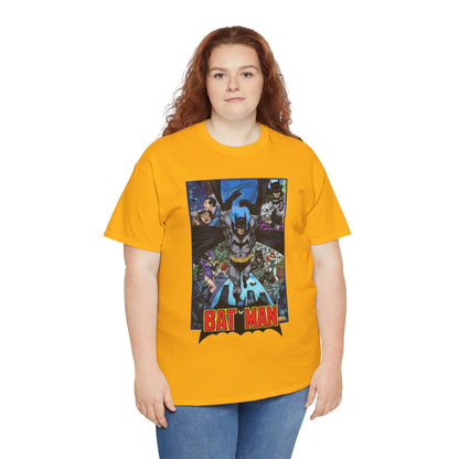 Batman T-Shirt - John Byrne Art - Joker, Catwoman, Poison Ivy - Caped Crusader - DC Comics