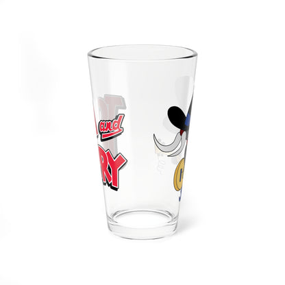 Uncle Pecos Pint Glass, 16oz - Jerry's Cowboy Uncle - Pecos Pest - Tom & Jerry - Hanna-Barbera Cartoon