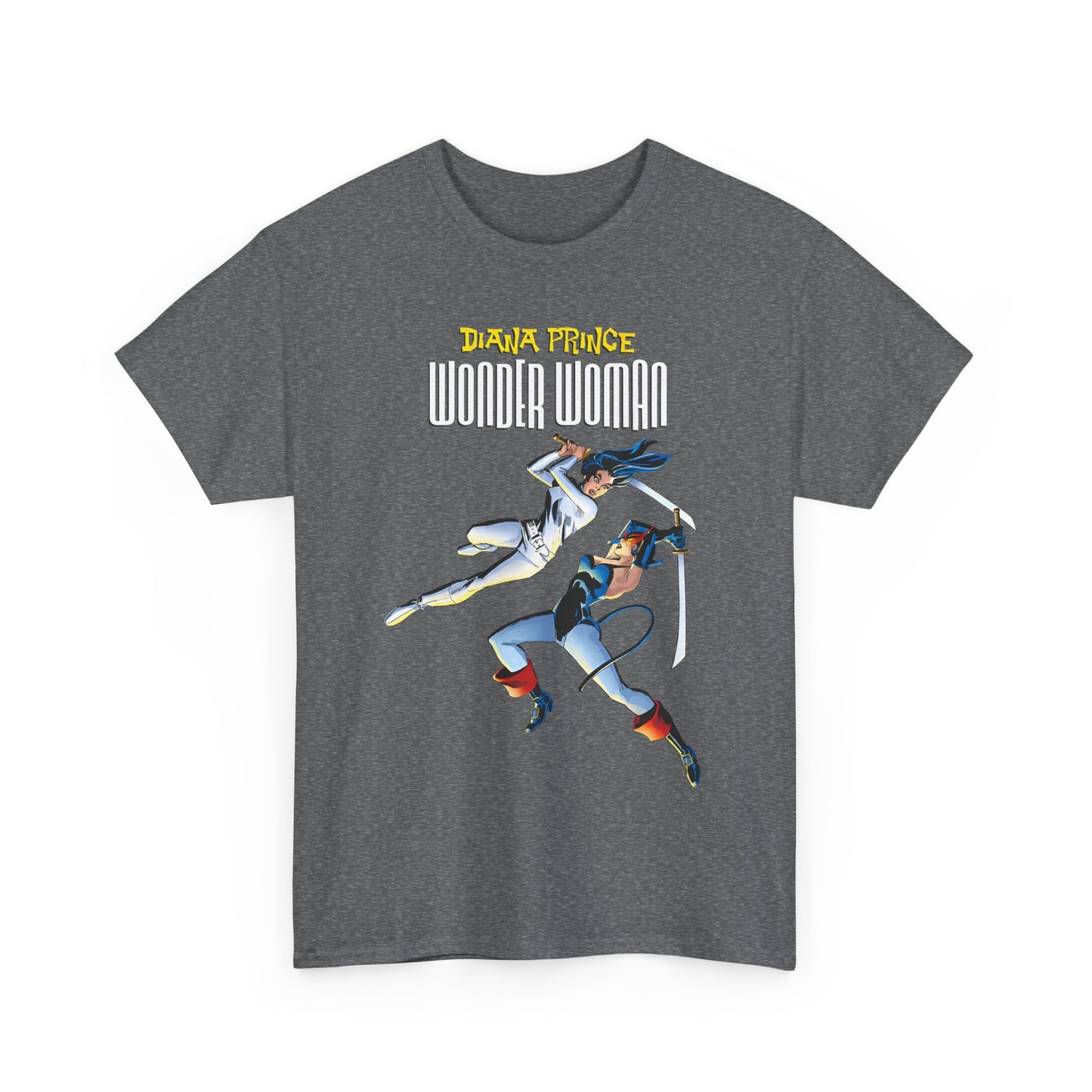 Diana Prince Wonder Woman  T-Shirt - From Diana's 1970s White Suit No-Powers Years - Bronze Age DC Comics