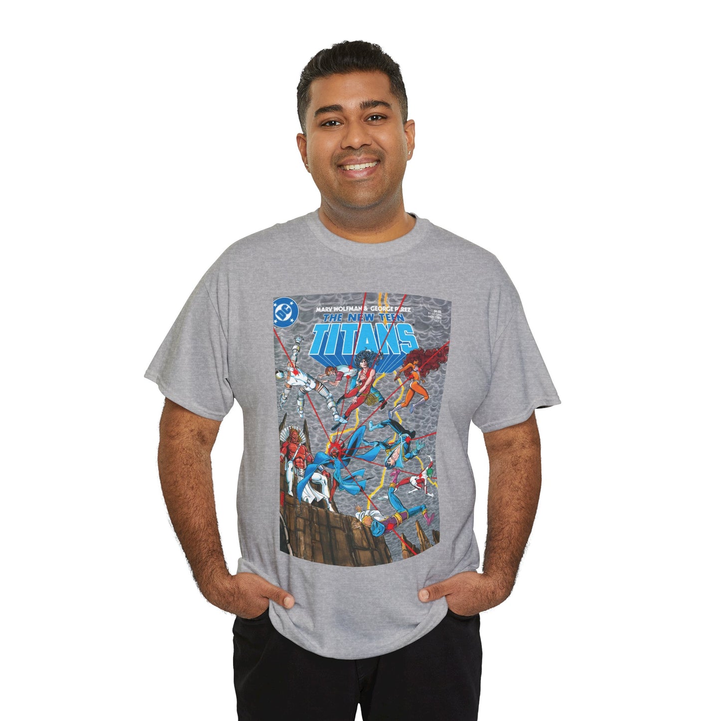 New Teen Titans T-Shirt - George Perez Art - Trigon the Terrible - DC Comics