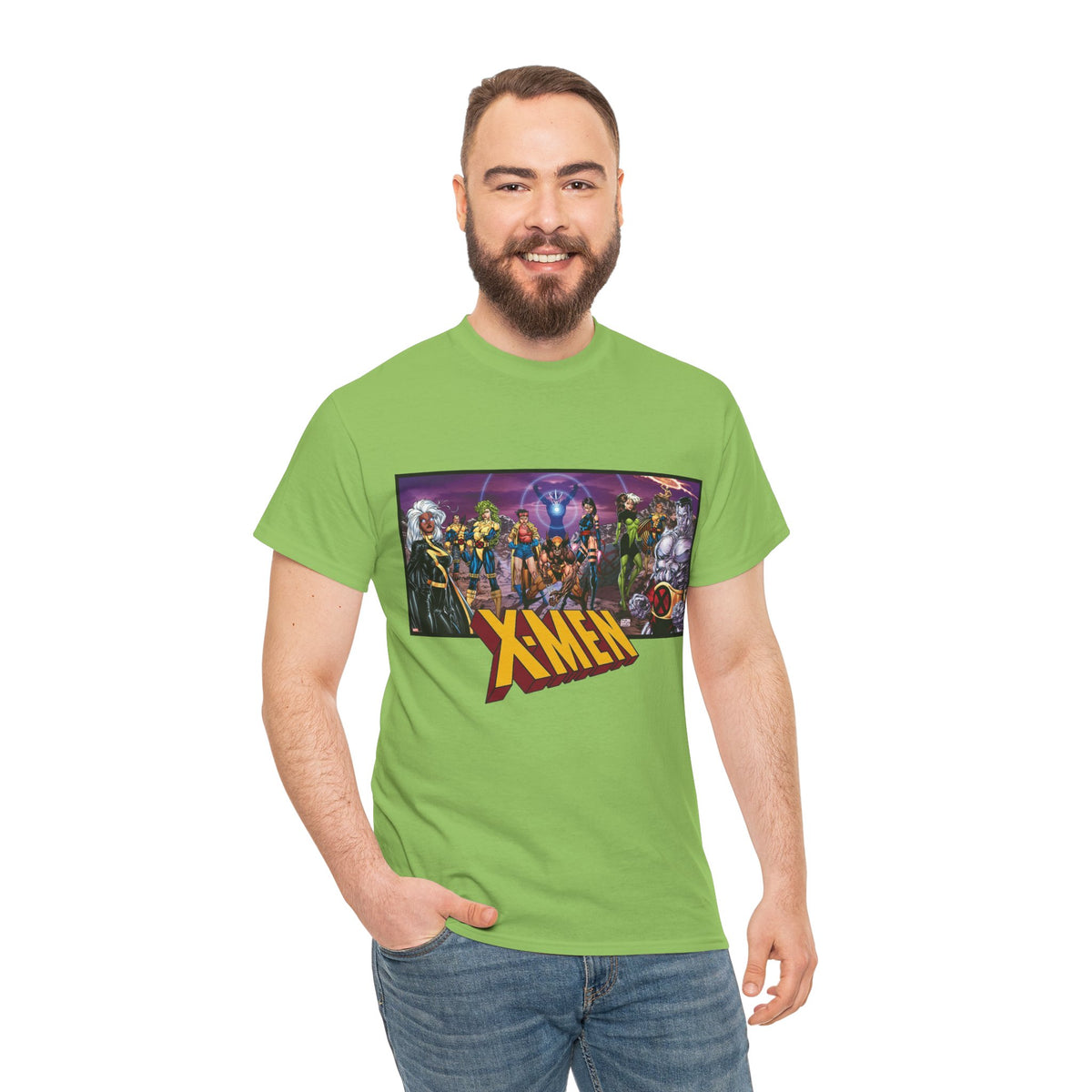 X-Men T-Shirt - Jim Lee Art - Wolverine, Storm, Colossus, Psylocke, Rogue, Forge - Marvel Comics