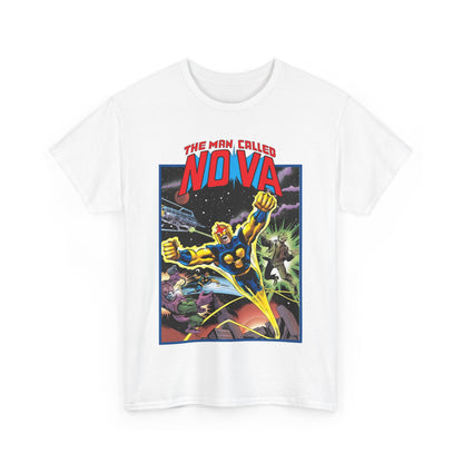 The Man Called Nova T-Shirt - Marvel Comics - Richard Rider - 1970s Comic Series Art - Cosmic Superhero