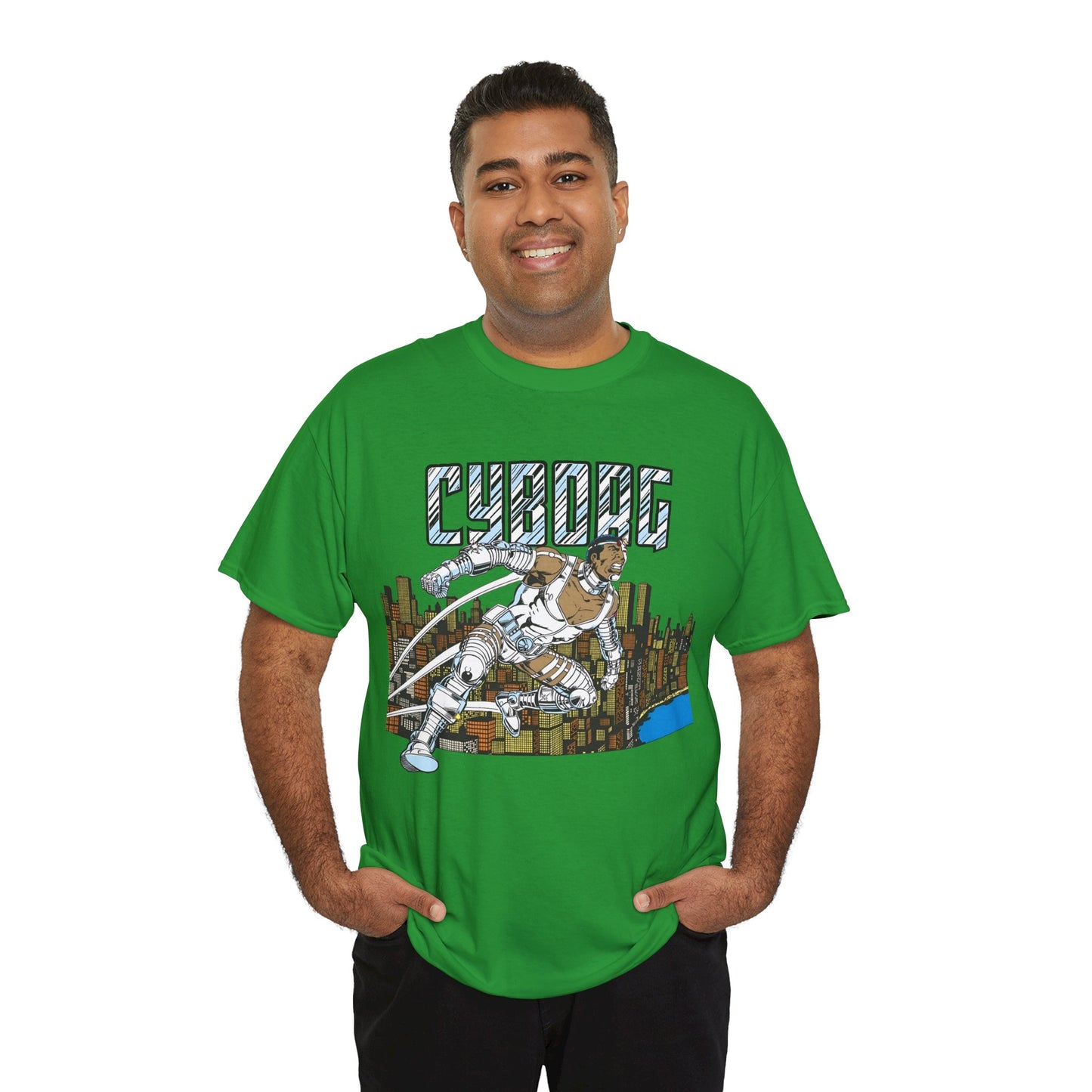 Cyborg T-Shirt - George Perez Art - New Teen Titans - DC Comics