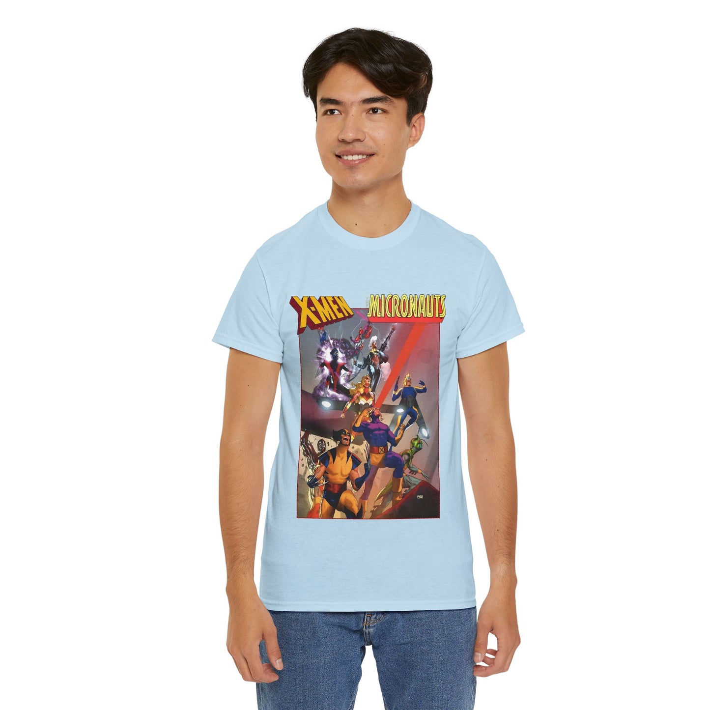 Uncanny X-Men/Micronauts T-Shirt - Taurin Clarke Art - Marvel Comics