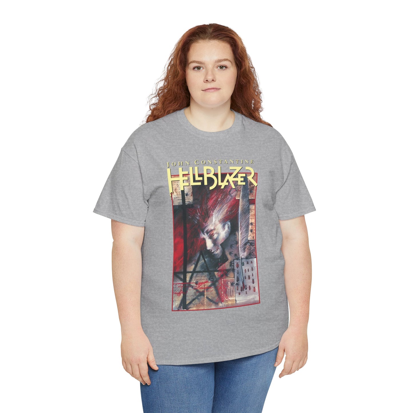 John Constantine Hellblazer T-Shirt - Dave McKean Art - DC Comics/Vertigo
