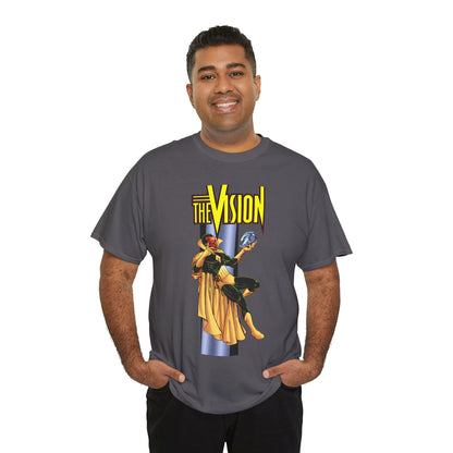 Vision T-Shirt - George Perez Art - Built by Ultron - Avengers Member - Marvel Comics