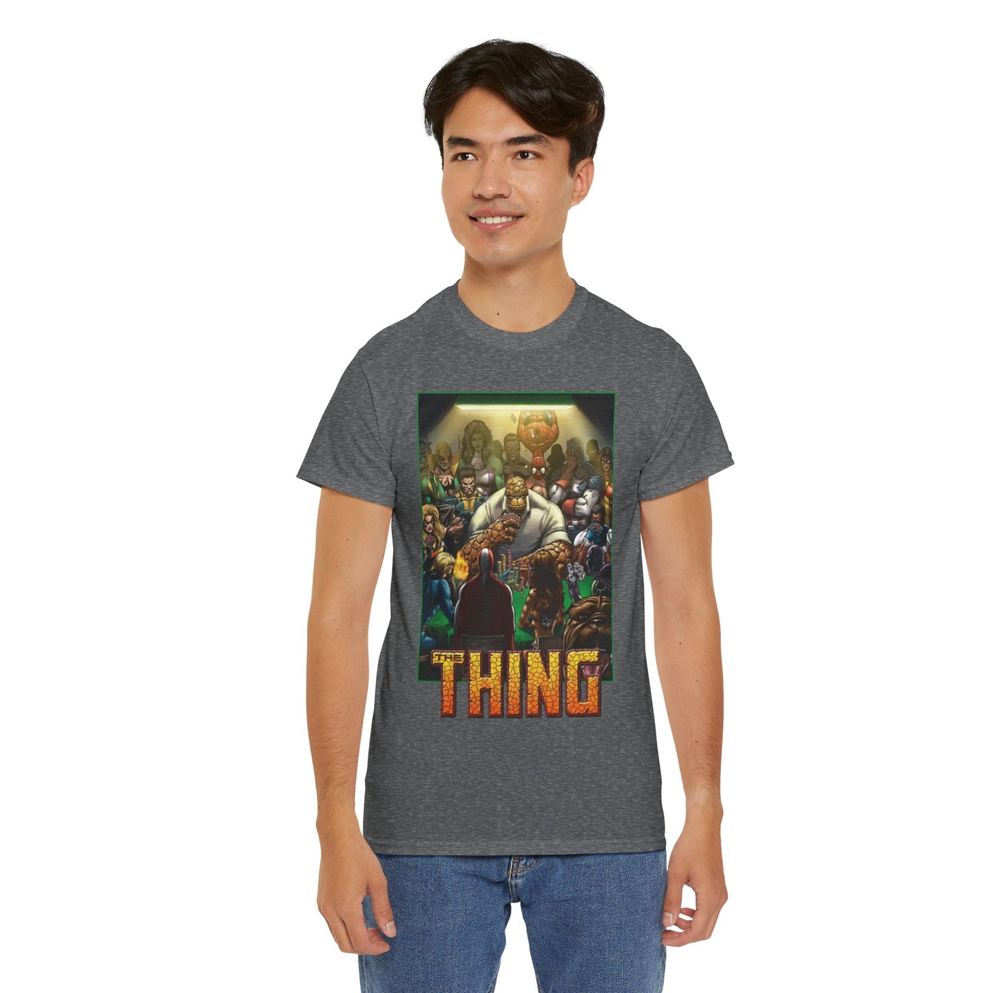 The Thing T-Shirt - Andrea DI Vito Art - Fantastic Four Member, Ben Grimm - Marvel Comics