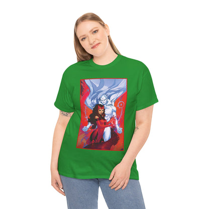 Scarlet Witch & Vision T-Shirt - Russell Dauterman Art - Avengers Members - Marvel Comics