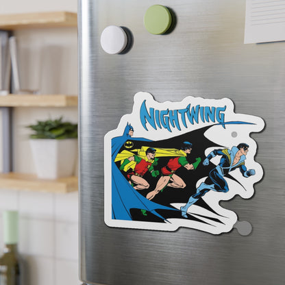 Nightwing Die-Cut Magnet - George Perez Art - From Robin to Nightwing - Batman, Dick Grayson - DC Comics - 3", 4", 5", 6"