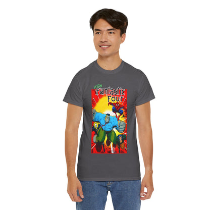 New Fantastic Four T-Shirt - Arthur Adams Art - Wolverine, Ghost Rider, Spider-Man, Hulk - Marvel Comics