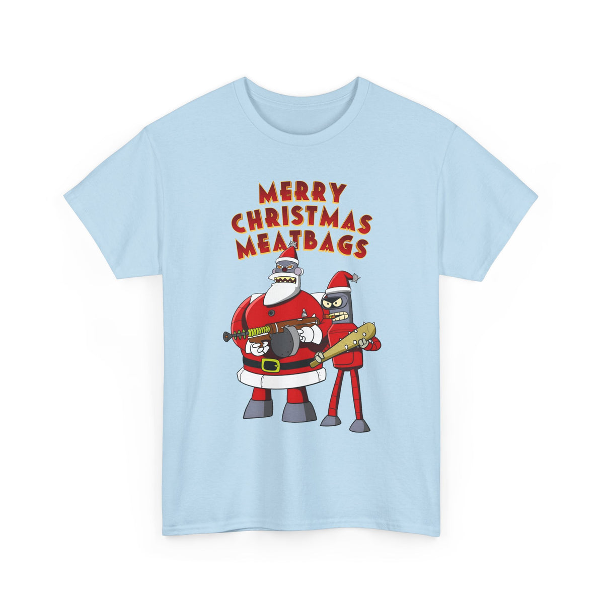 Robot Santa Claus & Bender Futurama Christmas T-Shirt