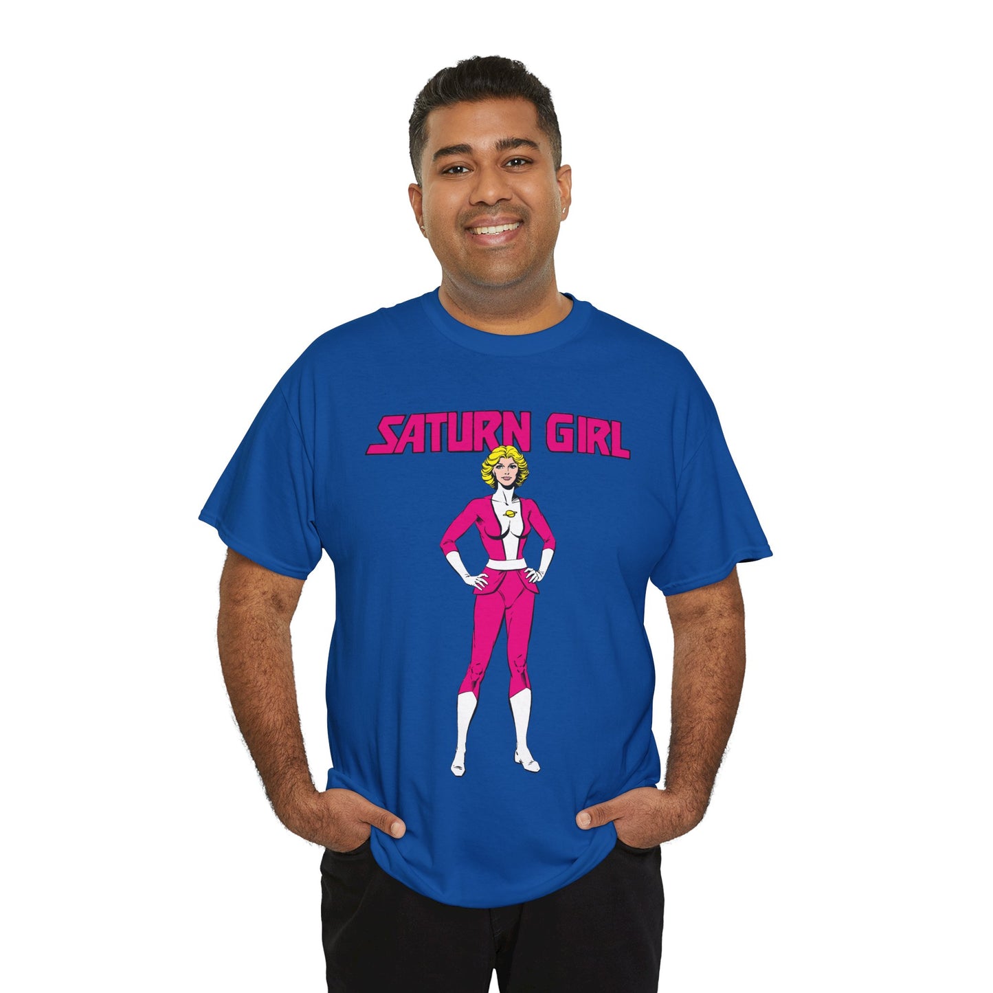 Saturn Girl T-Shirt - Curt Swan Art - Legion of Super-Heroes Founding Member - DC Comics