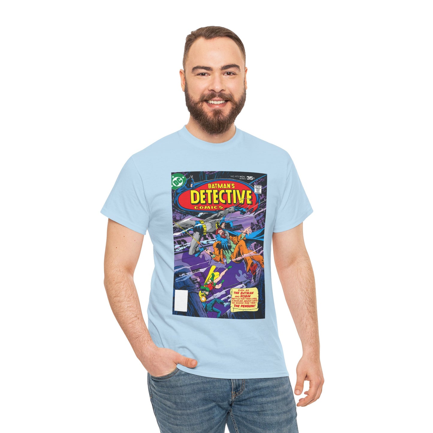 Detective Comics #473 T-Shirt - Marshall Rogers Art - Robin Appearance - DC Comics