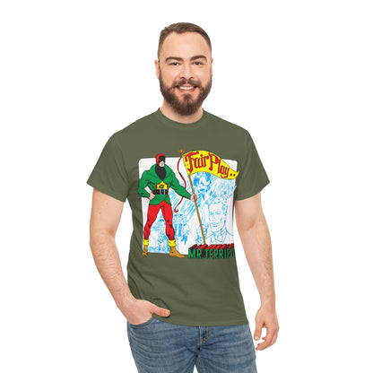 Mr Terrific T-Shirt - Stephen DeStefano Art - Who's Who in the DC Universe Entry - DC Comics