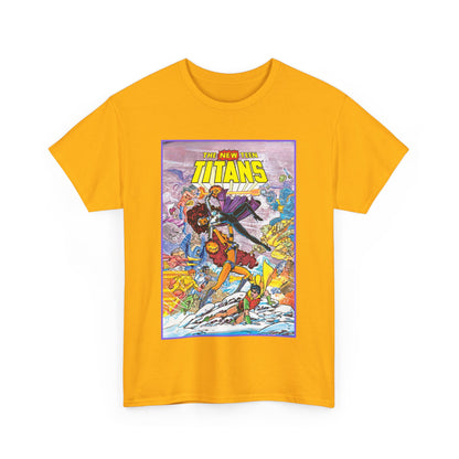 New Teen Titans T-Shirt - George Perez Art - Starfire Vs Blackfire - Omega Man - Annual #1 Cover - DC Comics