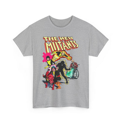 New Mutants T-Shirt - Sunspot, Cannonball, Mirage, Karma, Danni Moonstar - X-Men Characters - Marvel Comics - Mutant Students - Professor X