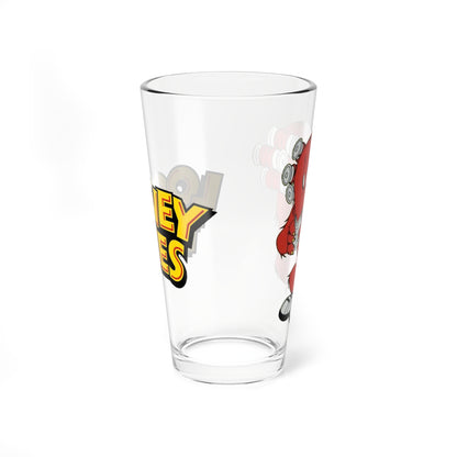 Gossamer Pint Glass, 16oz - Looney Tunes - Hair-Raising Hare - In Curlers - Bugs Bunny Character - WB - Halloween Special