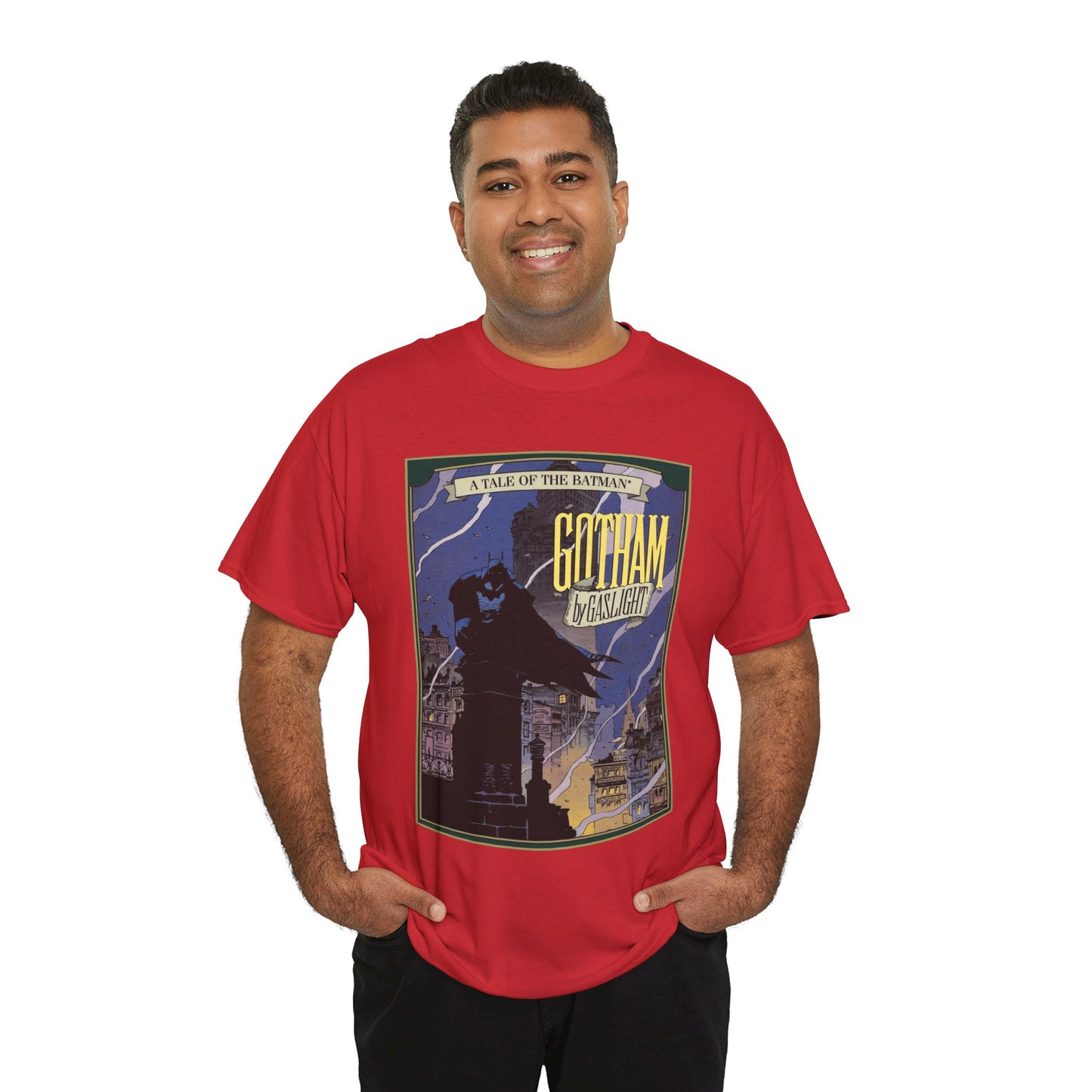 Batman: Gotham by Gaslight T-Shirt - Mike Mignola Art - 19th Century Jack the Ripper Story - Elseworlds - DC Comics