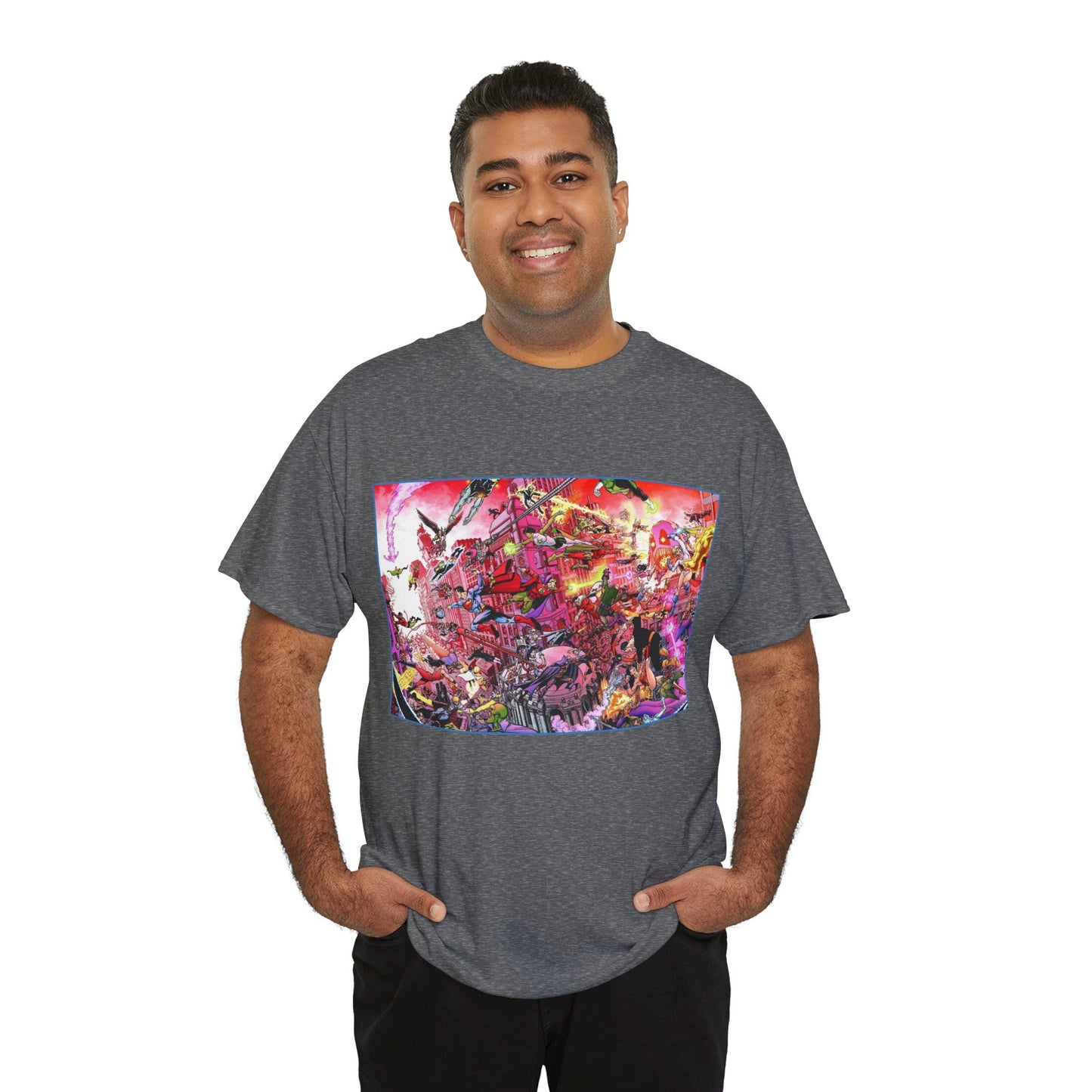 Crisis on Infinite Earths/DC Legends T-Shirt - George Perez Art - DC Comics