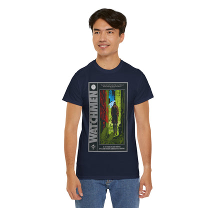 Watchmen Ad T-Shirt - Dave Gibbons Art - Rorschach - DC Comics