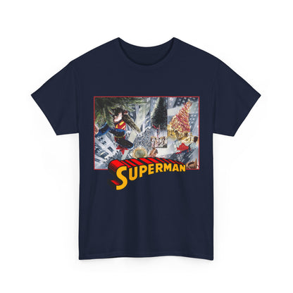 Superman Christmas Tree T-Shirt - Alex Ross Art - DC Comics