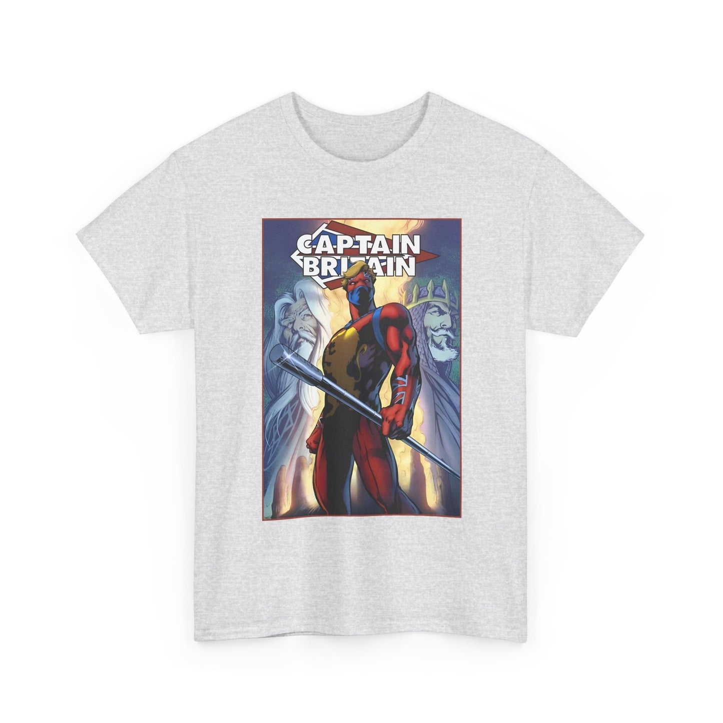 Captain Britain T-Shirt - Alan Davis Art - Excalibur Member - Marvel Comics