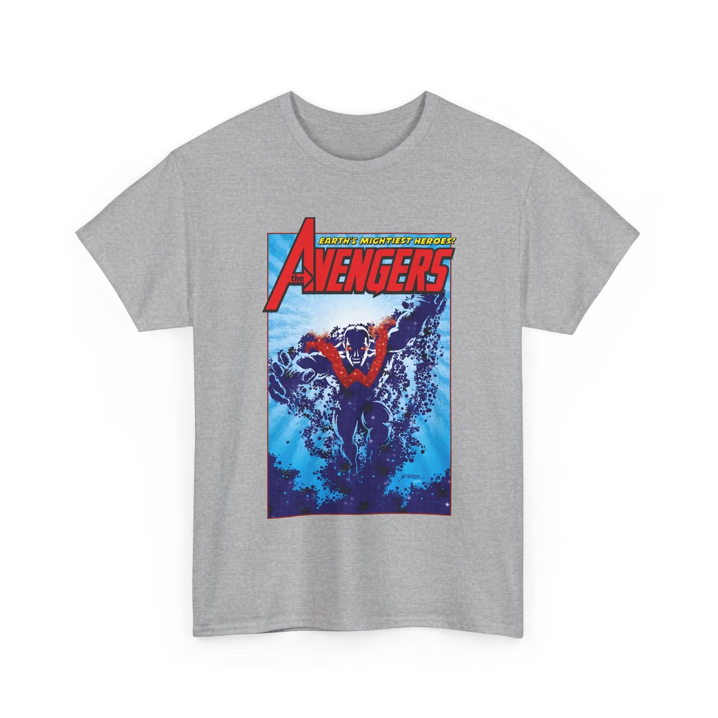 Wonder Man T-Shirt - George Perez Art - Avengers Member - Simon Williams, Marvel Comics - MCU Series