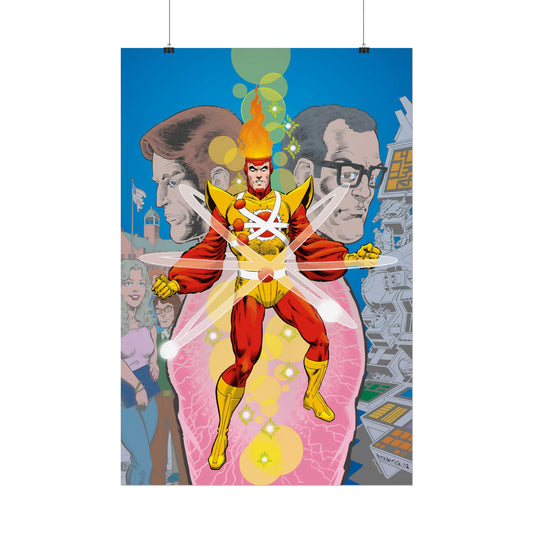 Fury of Firestorm Rolled Poster - Pat Broderick Art - DC Comics - Multiple Sizes Up to 24"x36"