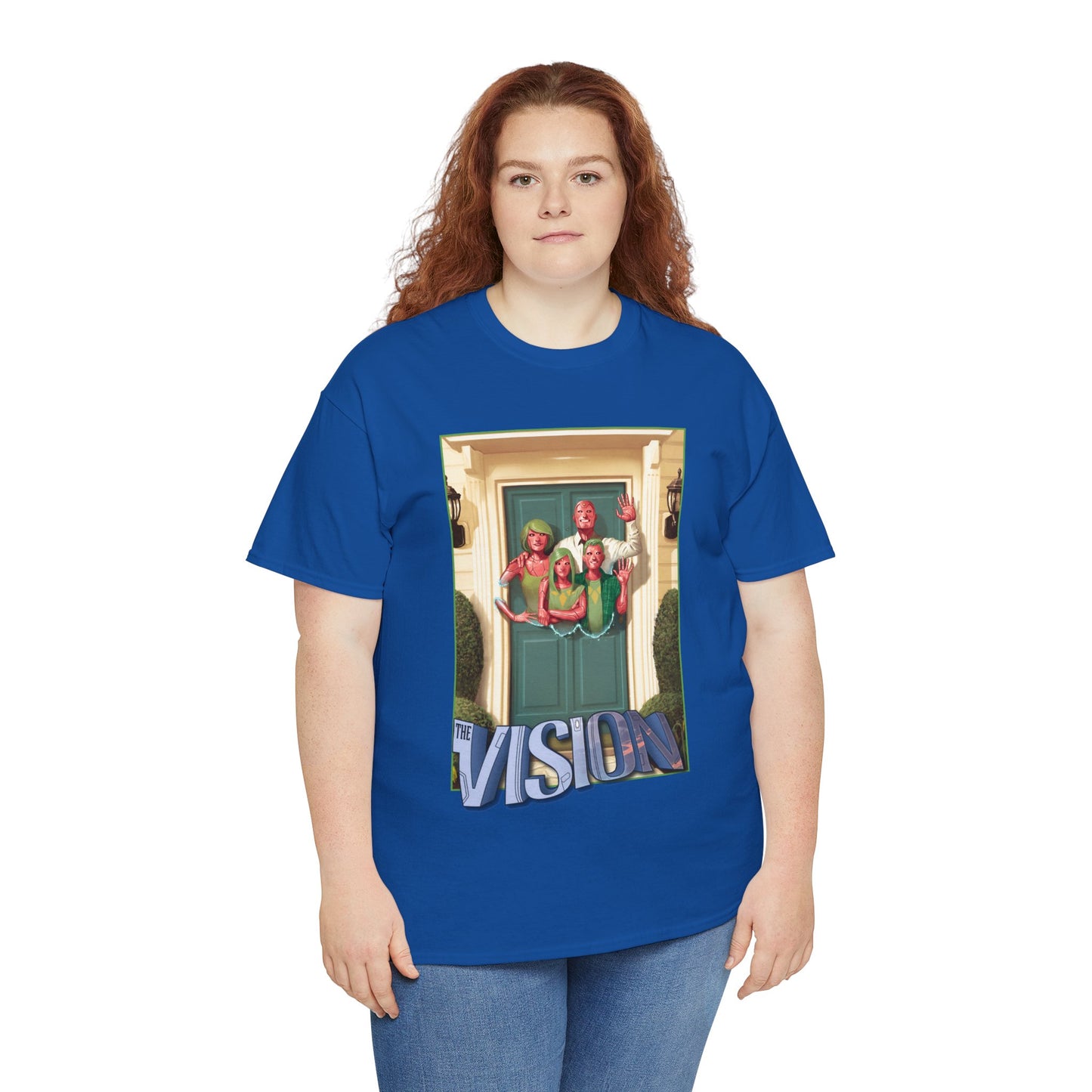 Vision T-Shirt - Mike Del Mundo Art - Avengers Member - The Visions Family - Tom King Story - Future MCU Series - Marvel Comics
