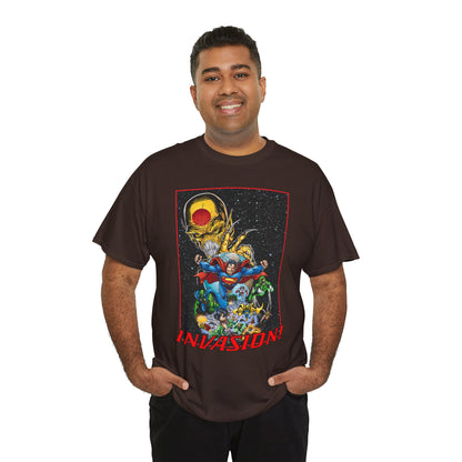 Invasion T-Shirt - Bart Sears Art - DC Comics