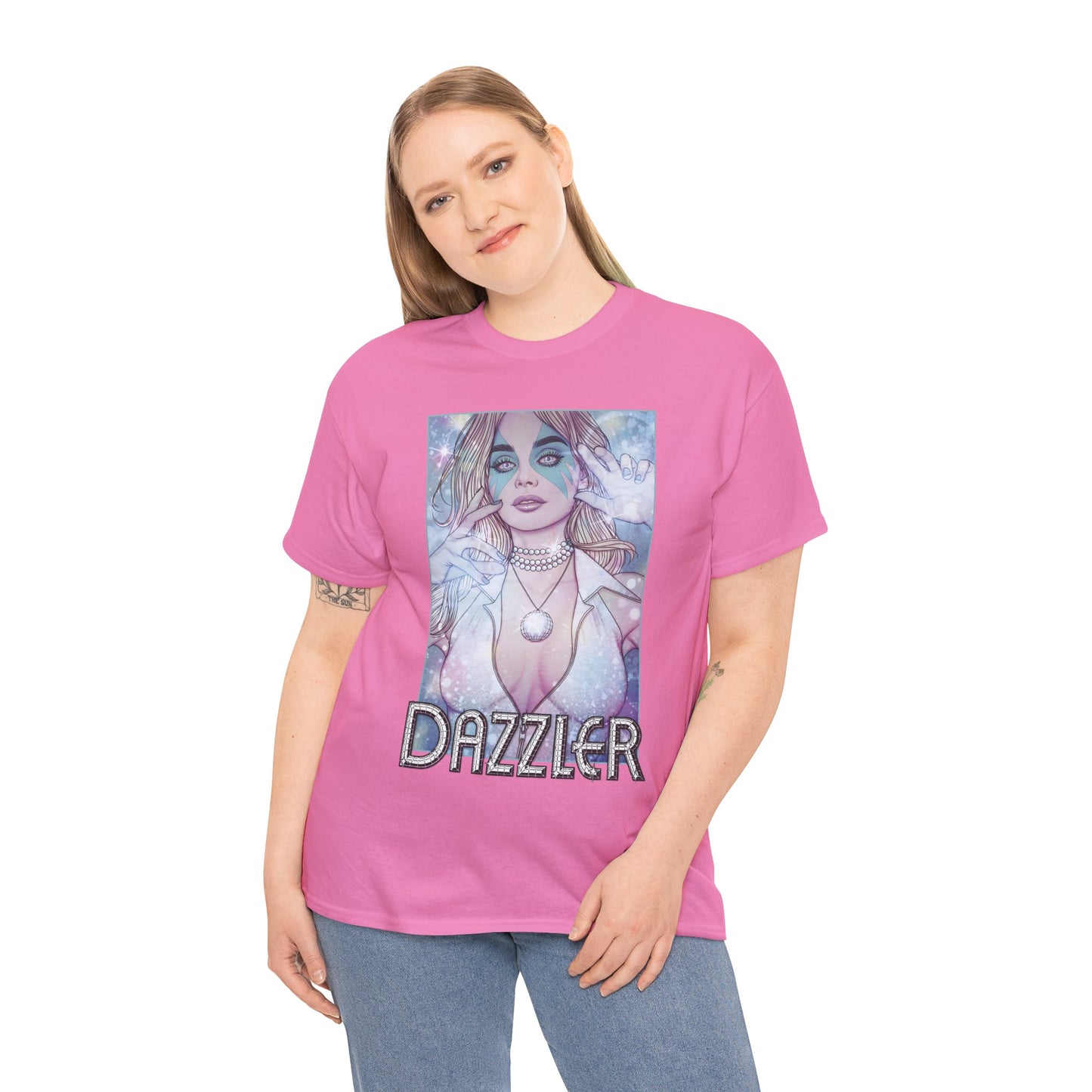 Dazzler T-Shirt - Jenny Frison Art - X-Men Member, Pop Star Mutant - Alison Blaire - Marvel Comics