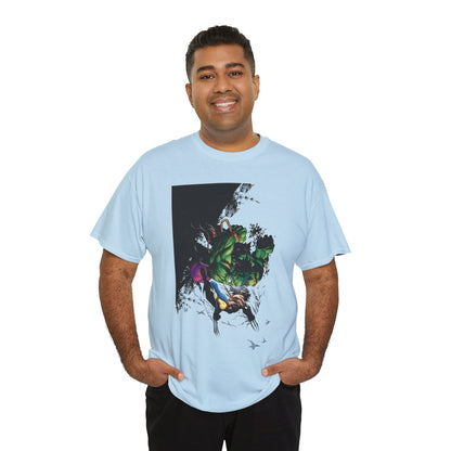 Wolverine Vs Hulk T-Shirt - Adam Kubert Art - Marvel Comics - Logan, X-Men, Bruce Banner - Great Fight Image
