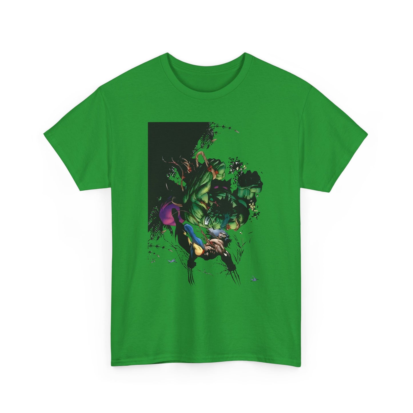 Wolverine Vs Hulk T-Shirt - Adam Kubert Art - Marvel Comics - Logan, X-Men, Bruce Banner - Great Fight Image